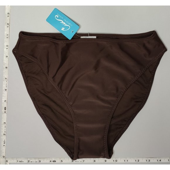 NWT California Waves Brown bikini bottom - Picture 4 of 6